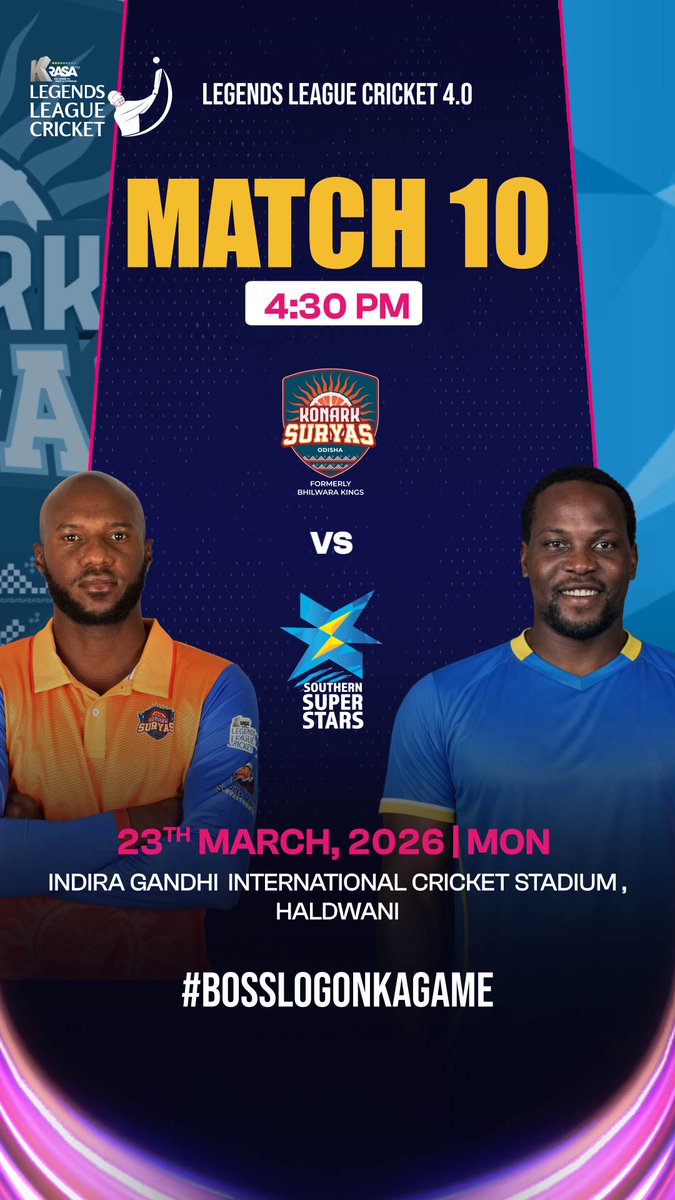 Legends League Cricket tweet media