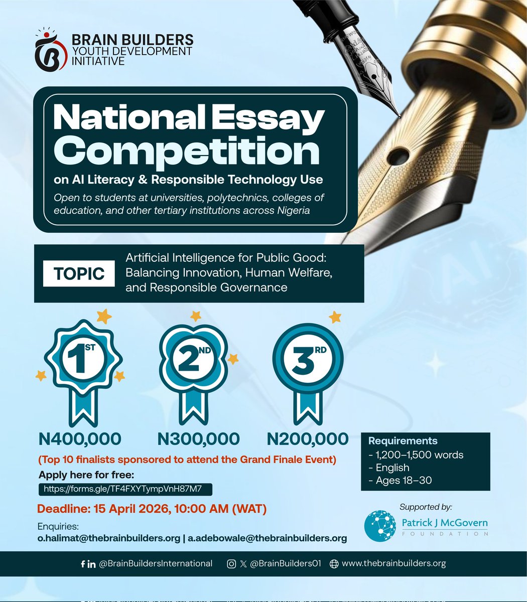 Brain Builders Youth Development Initiative, BBYDI tweet media