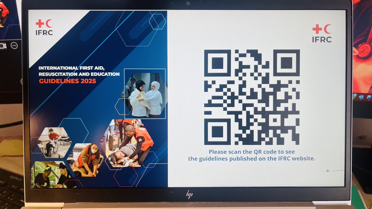drbhanupratap's tweet image. Happening now: @IFRC SG @jagan_chapagain says "First Aid turns humanity into practical and lifesaving action" launching the global @IFRC #FirstAid, Resuscitation &amp;amp; Education Guidelines 2025, with over 250 participants. Happy to be moderating the event with @GFARC_IFRC colleagues.