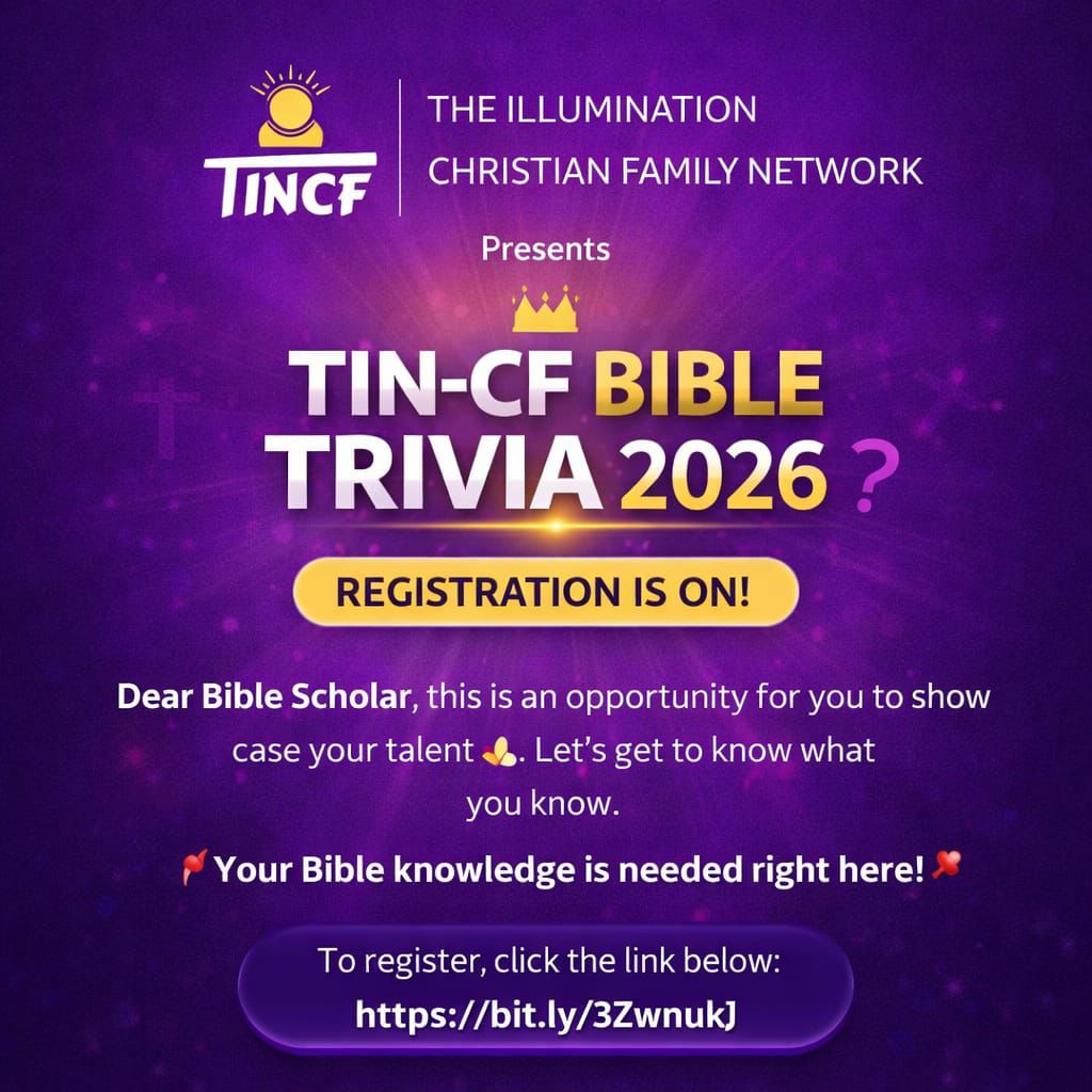 tinjan13's tweet photo. Bible lovers where art thou💃?

If Bible knowledge were money…some of you would be billionaires already 😌😂

Now is the time to confirm it!
TIN-CF Bible Trivia 2026 is here 🥳

No Google. No whispering. Just you and your Bible knowledge 😄📖

Oya, come and show workings!
.... https://t.co/6RPaPdW8bw