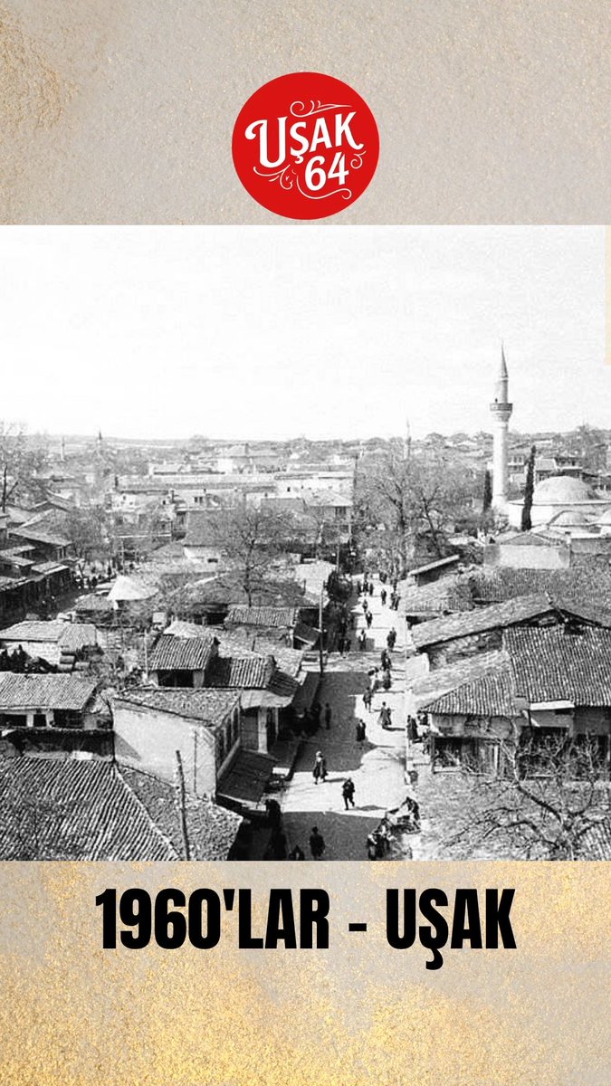 1960'larda Uşak'ta çekilen bu fotoğraf Uşak'ın hangi  mevkiisini gösteriyor sizce?