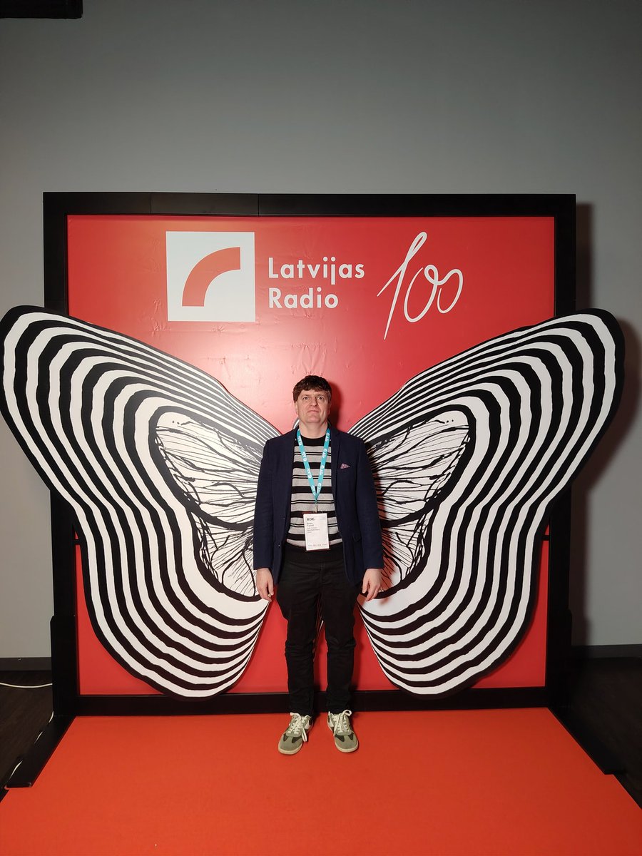BrianBeag's tweet photo. Great to in Latvia for Radio Days Europe @RadiodaysEurope and celebrate 100yrs of Latvijas Radio 📻🎉 @LatvijasRadio 🎁 https://t.co/rFVFxOtHoO