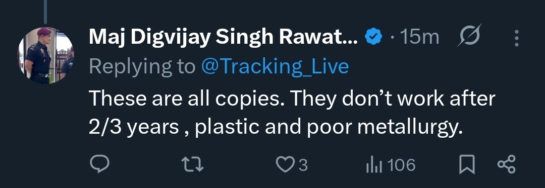 🇮🇳🔥Even junk copies can kill.

That knockoff gun only needs one kilisecond to take a jawan's life in an ambush.
Maj Rawat (KC, ex-Para SF) is right.
And threat is REAL. 
Pls don't downplay it.
End Kuki Narco Money &amp; Foreign supply. 
#Manipur #NoIllusions
