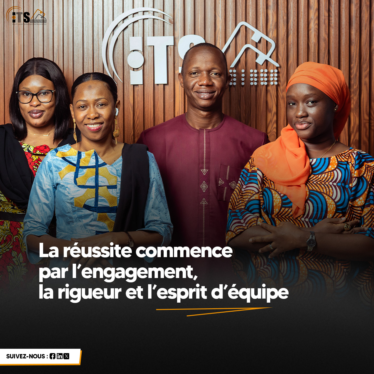 ITSGuinee's tweet photo. La réussite n’est jamais individuelle. Elle commence par l’engagement, se construit dans la rigueur et s’amplifie grâce à l’esprit d’équipe.
Chez ITS, nous agissons ensemble pour que chaque effort compte.
 
Bonne semaine ! https://t.co/7YNNp9OZN0