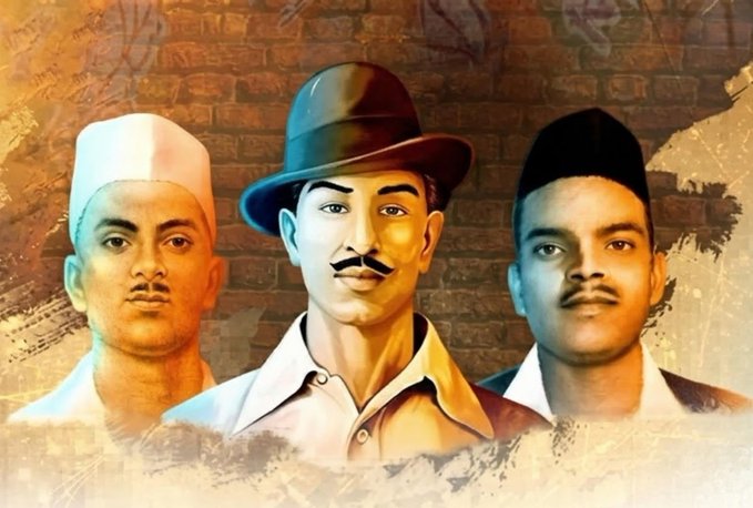 देश के वीर सपूत भगत सिंह, राजगुरु, सुखदेव जी के बलिदान दिवस पर कोटि-कोटि नमन। 🙏