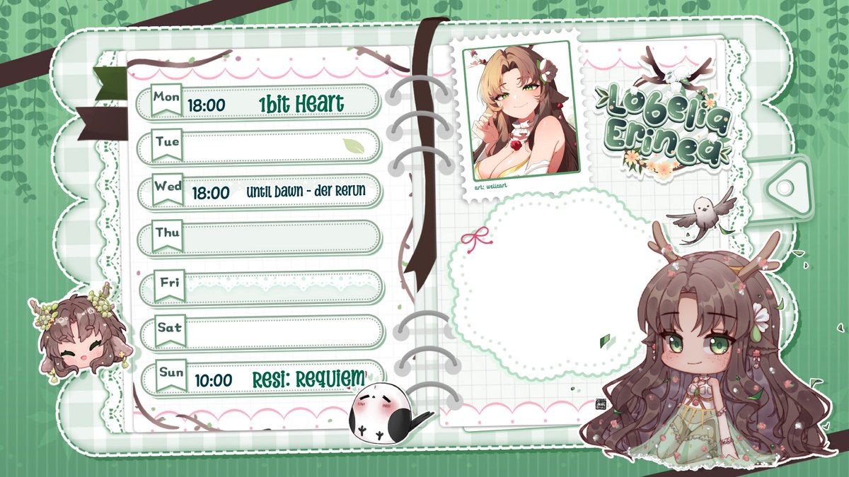 Lobelia 🌺 🌿 Deer of Divinity VTuber 🌺🌿 tweet media