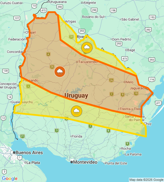 Instituto Uruguayo de Meteorología tweet media