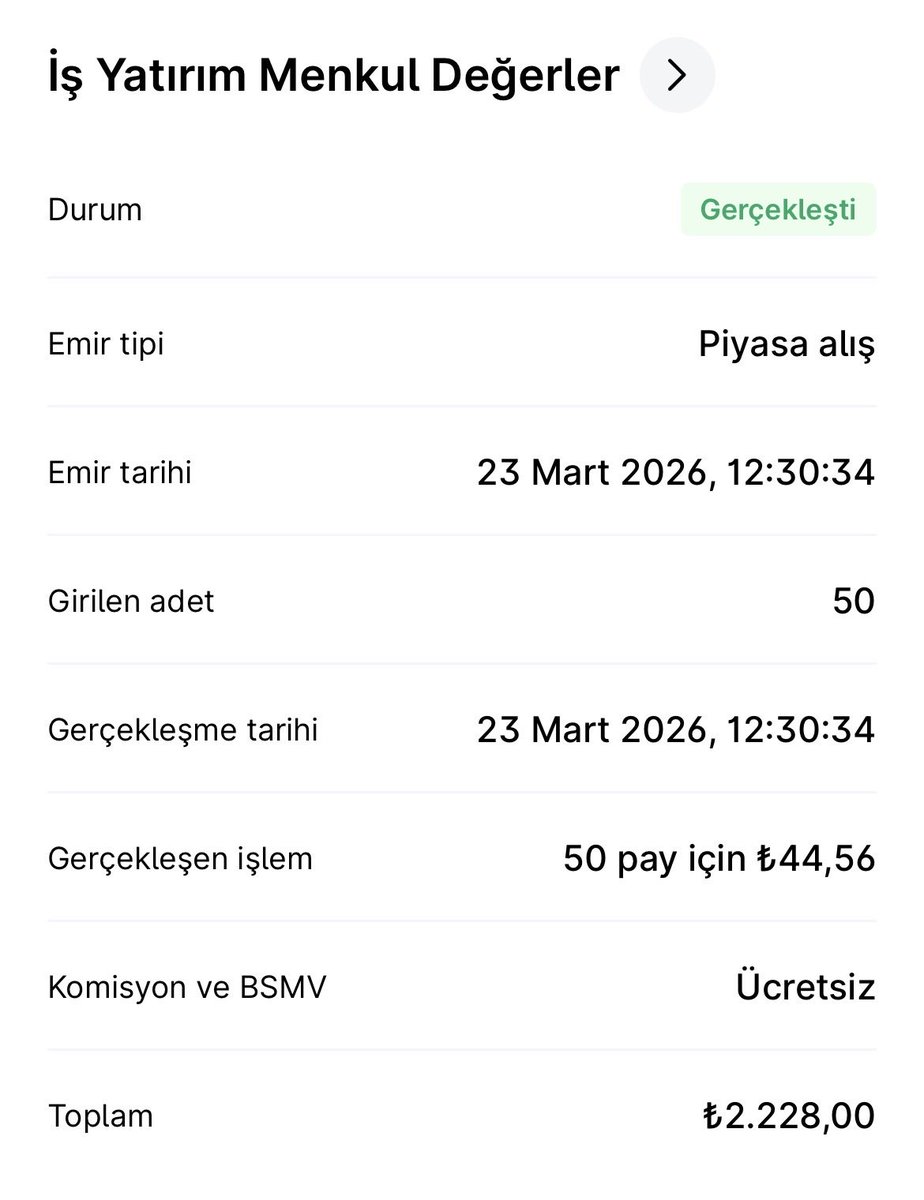 trmercek's tweet photo. Portföye bugün 50 adet #İSMEN ekledim https://t.co/4YXtLbVEq9