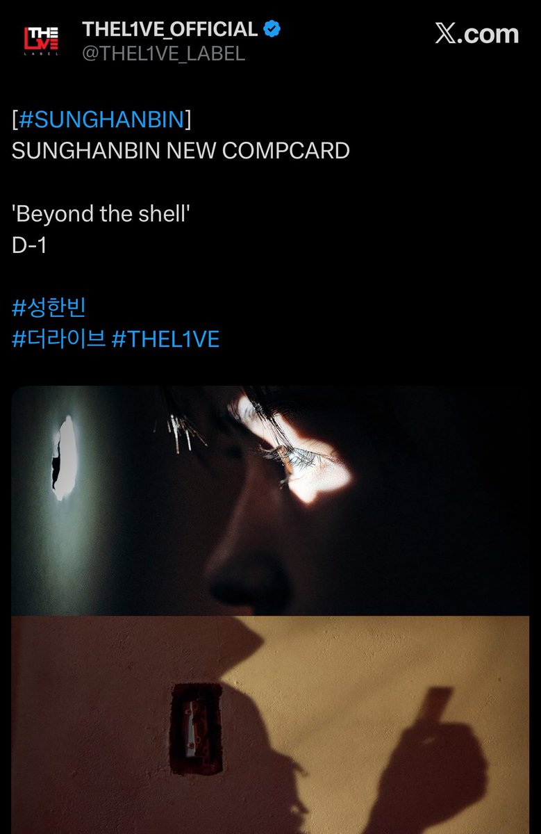 sunghanbinbase's tweet photo. Sung Hanbin Official Instagram by Thel1ve and Official Twitter accounts are all active now!

Stay tuned for tomorrow for further updates! 

@sunghanbin_twt @THEL1VE_LABEL https://t.co/50cuF9guXo