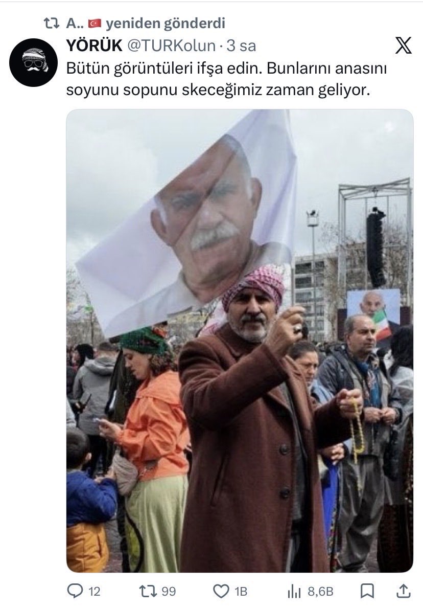 Bu gönderiden sonra hesabım kitlendi. X gönderimi sildi. Tekrar paylaşıyorum bu apocu oçocuklarını ifşa edin. Türk yurduna düşman olanların içinden geçeceğimiz günler gelmekte!