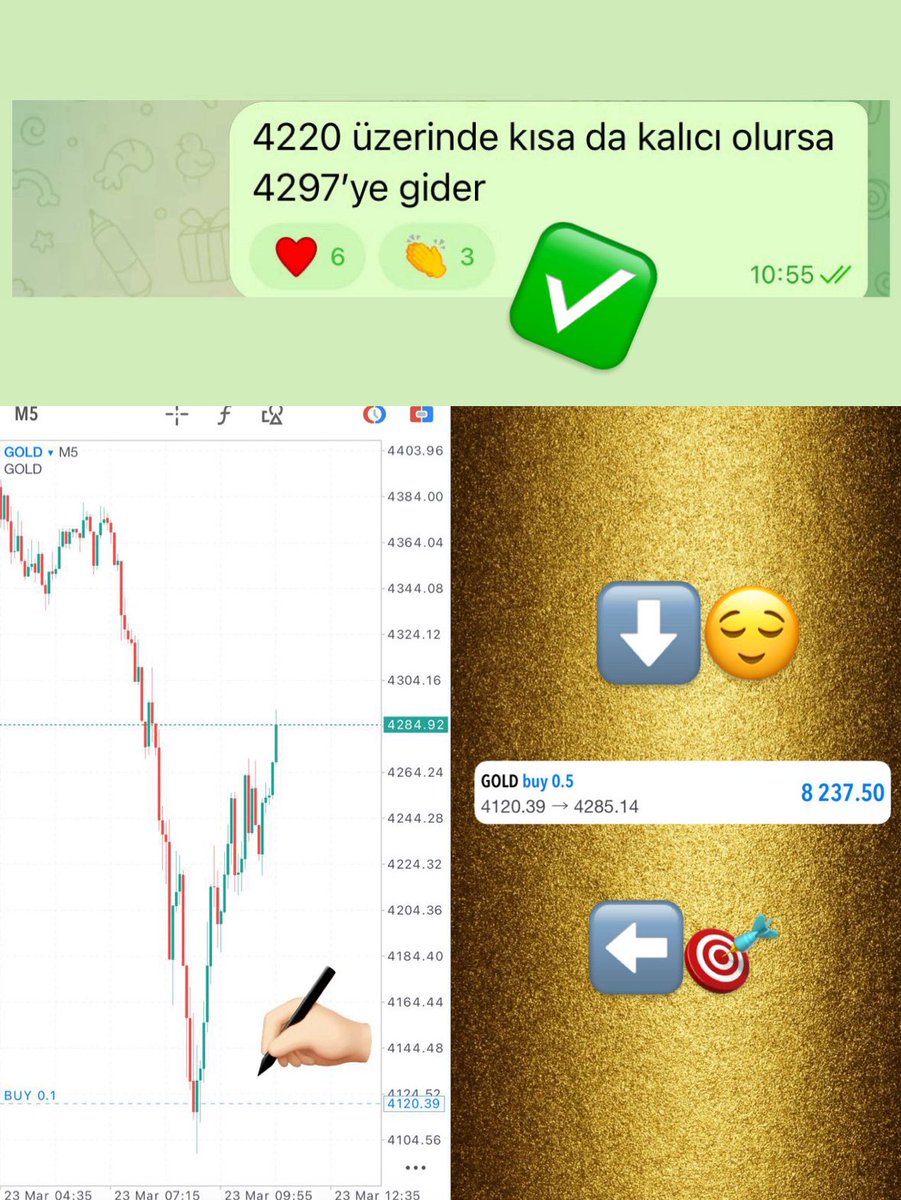 yassminasy's tweet photo. #GOLD #XAUUSD #ALTIN 
Ne demişiz ne olmuş….🤞

📥VIP: https://t.co/iWu3G8p7zG https://t.co/Cnfuy7sgRZ