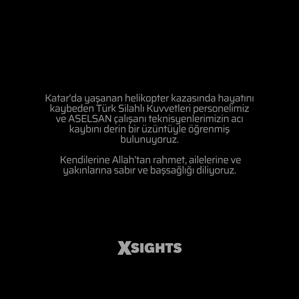 xsightsresearch's tweet photo. Başımız sağ olsun. https://t.co/AyG4AgMUH4