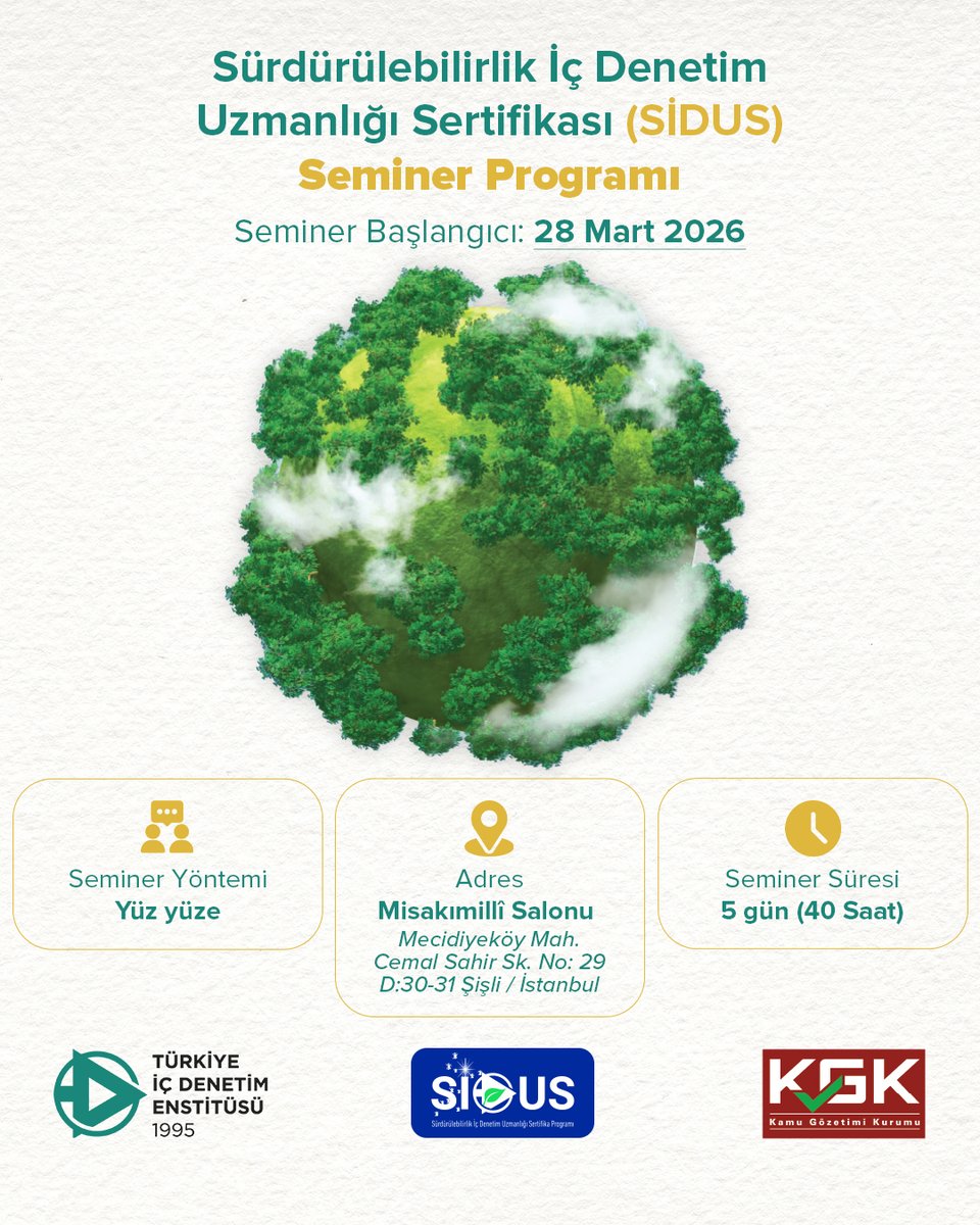 Türkiye İç Denetim Enstitüsü (TİDE) tweet media