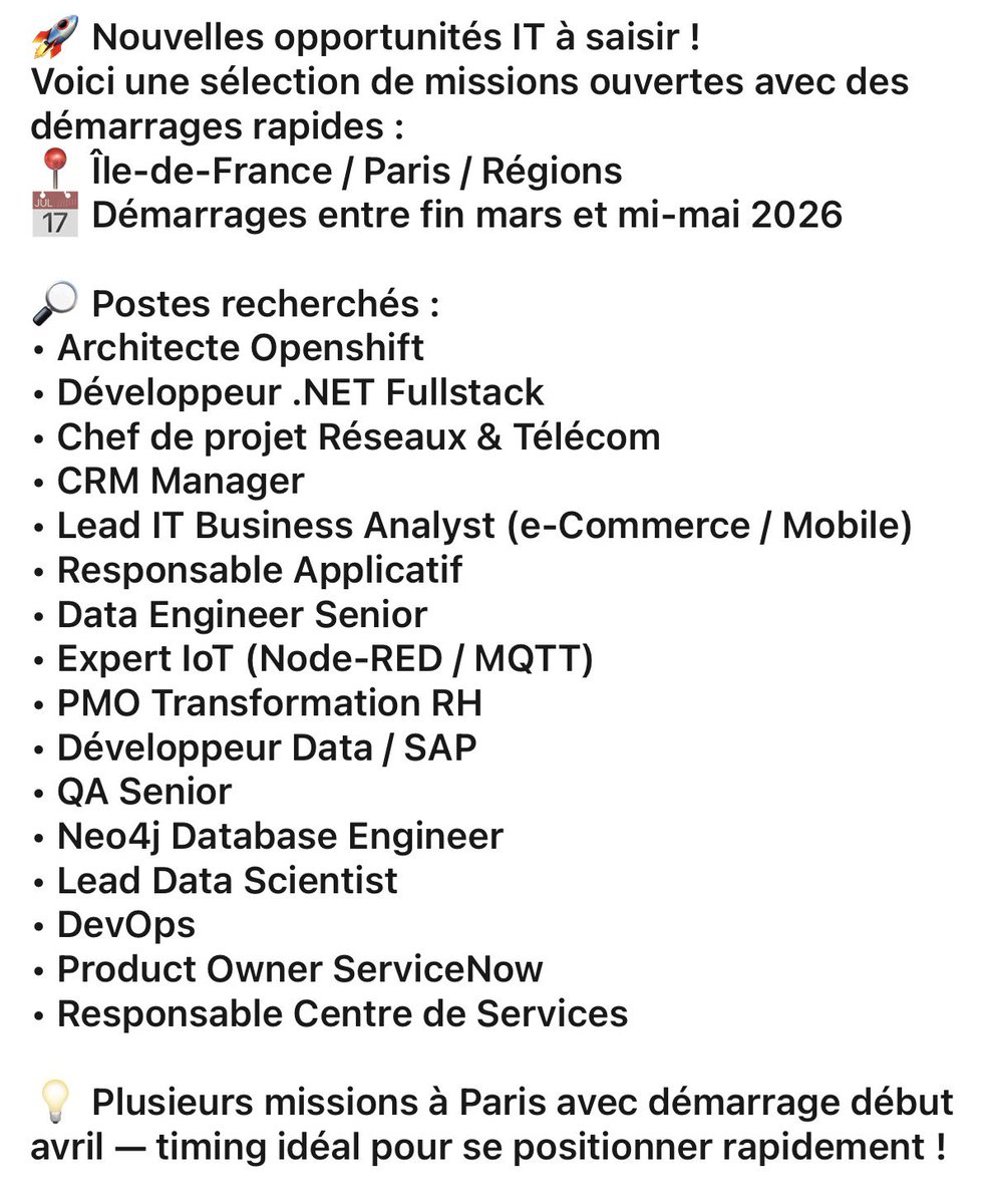 ESN Recrutement tweet media