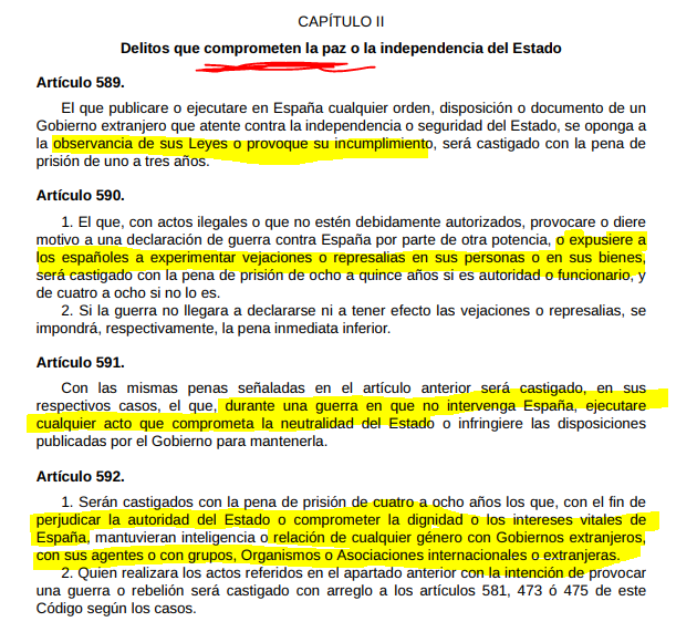 ¿Está bastante comprometida la paz o hay que seguir importando delincuentes o colaborando con marruecos en los daños al estado y la nación españoles?

boe.es/buscar/act.php…