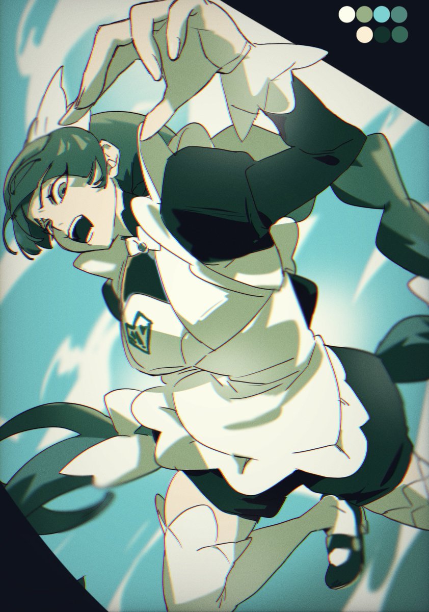 カラパレお借りして、ハルジオの絵