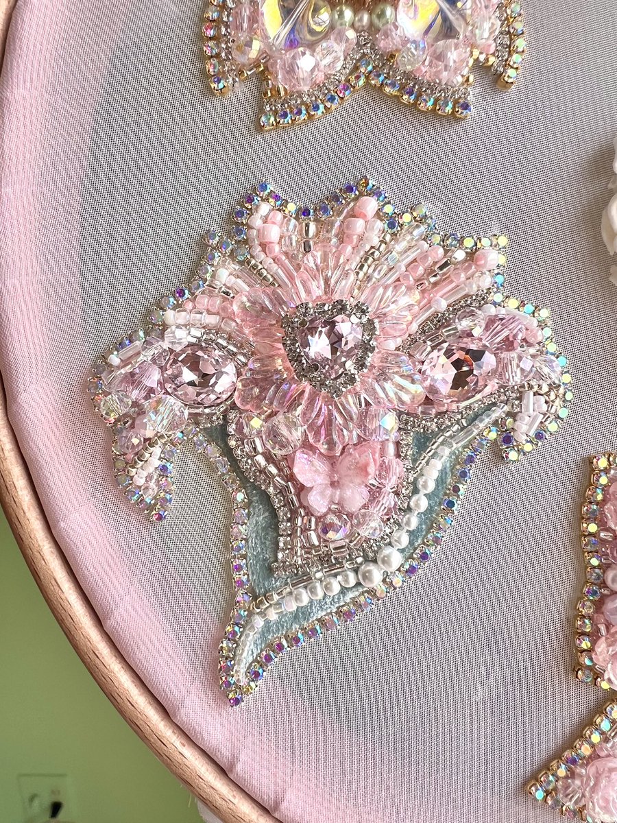 Piari🪡ビーズ刺繍 tweet media