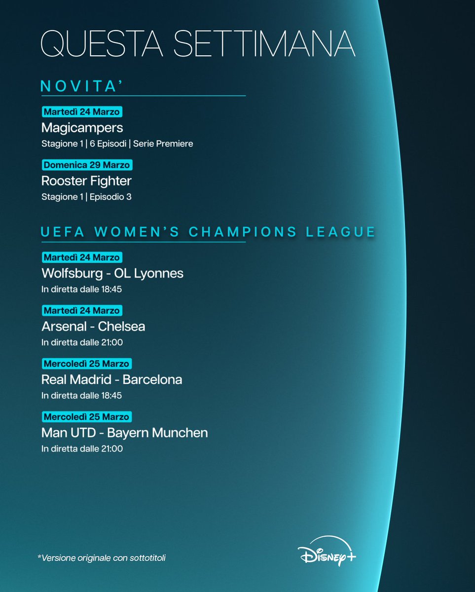 Disney+ IT tweet media