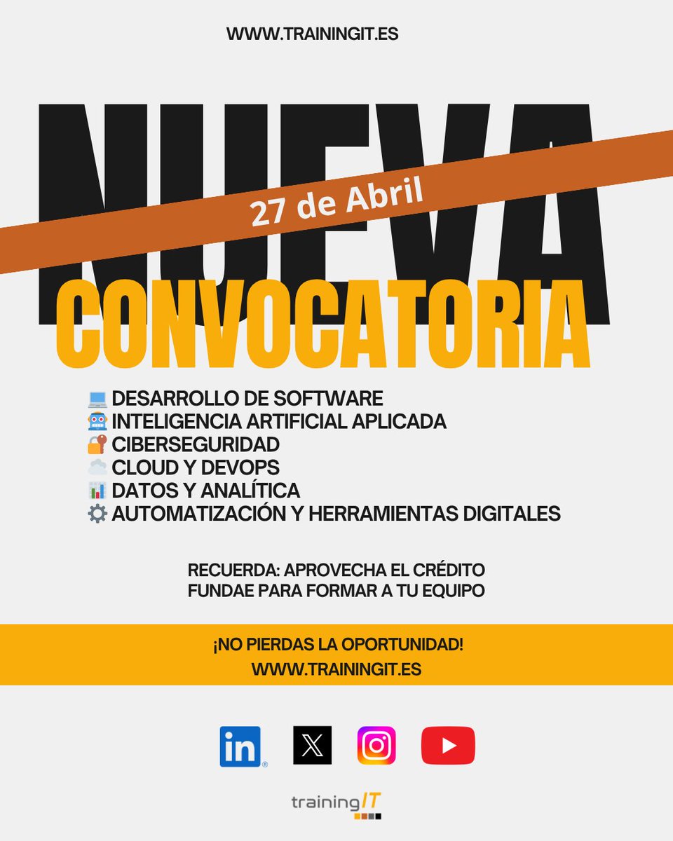 TrainingIT España tweet media