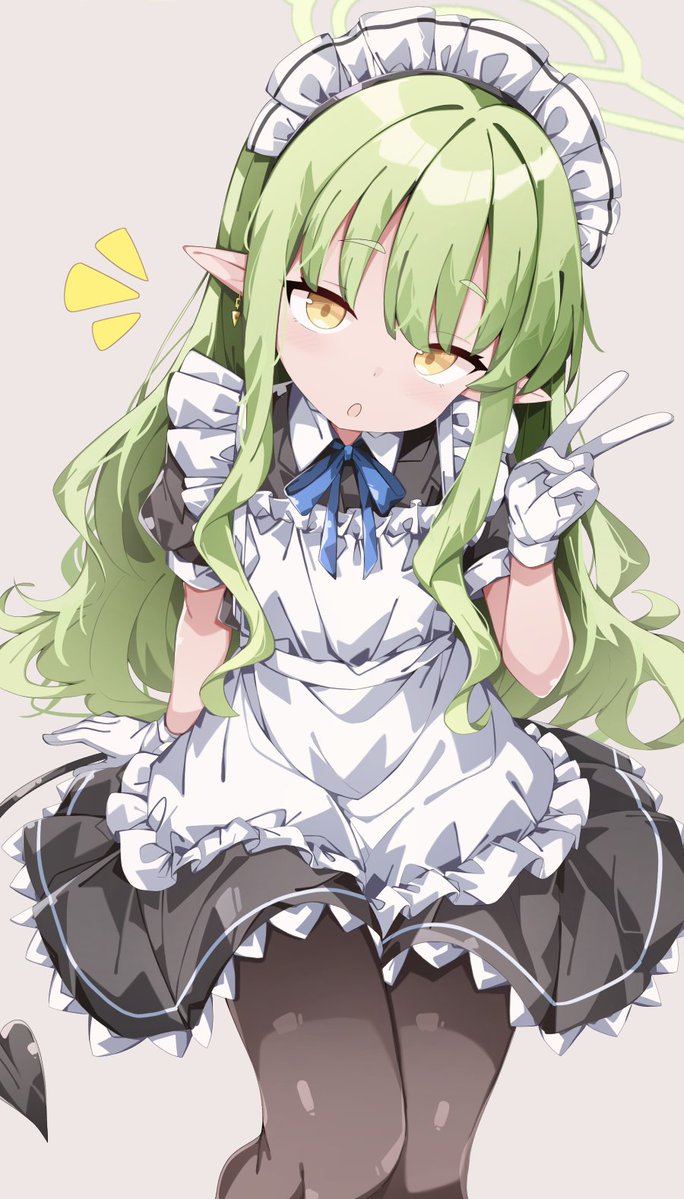 ヒカリにメイド服を着てもらった 