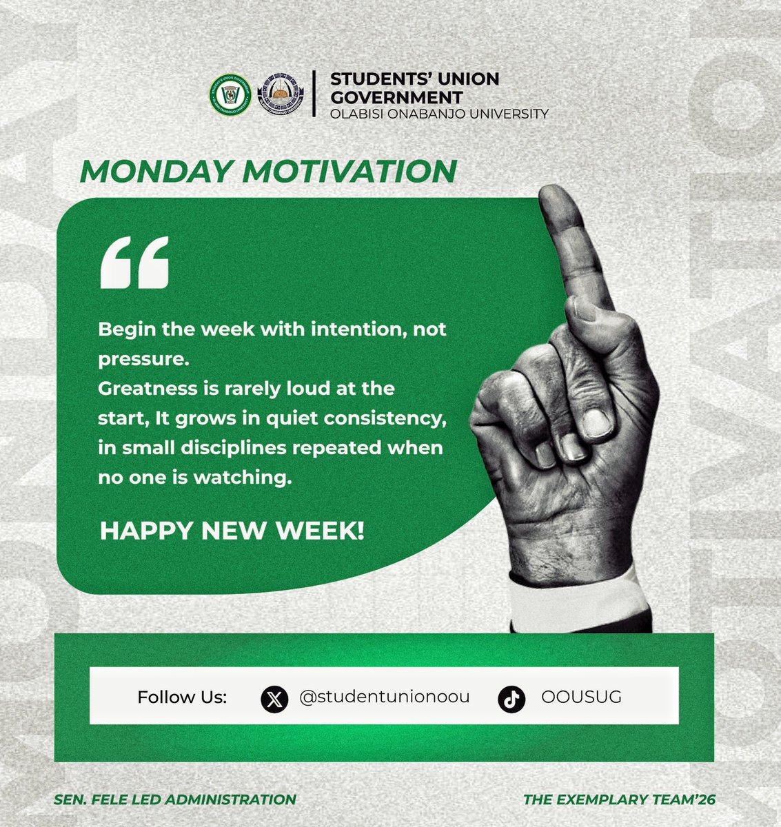 Olabisi Onabanjo University Students’ UNION tweet media