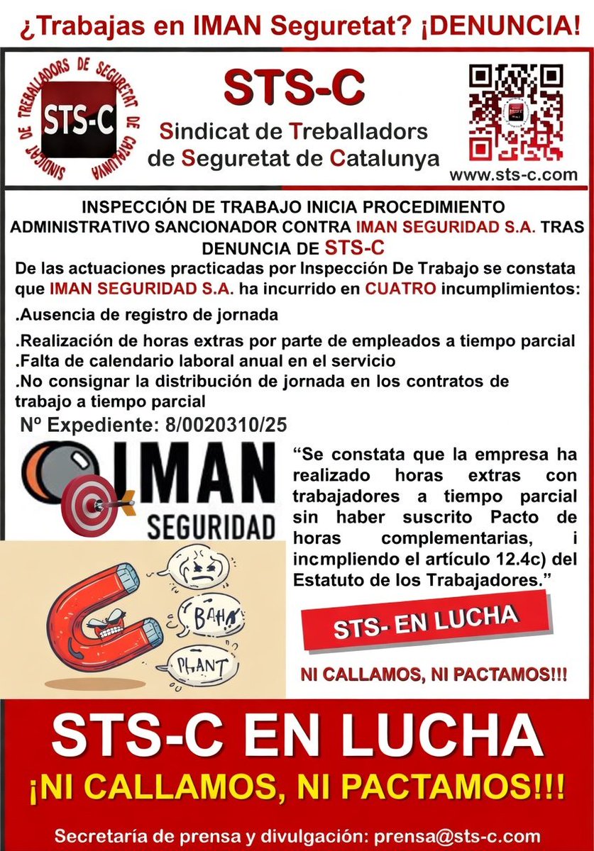 Sindicat de Treballadors de Seguretat de Catalunya tweet media
