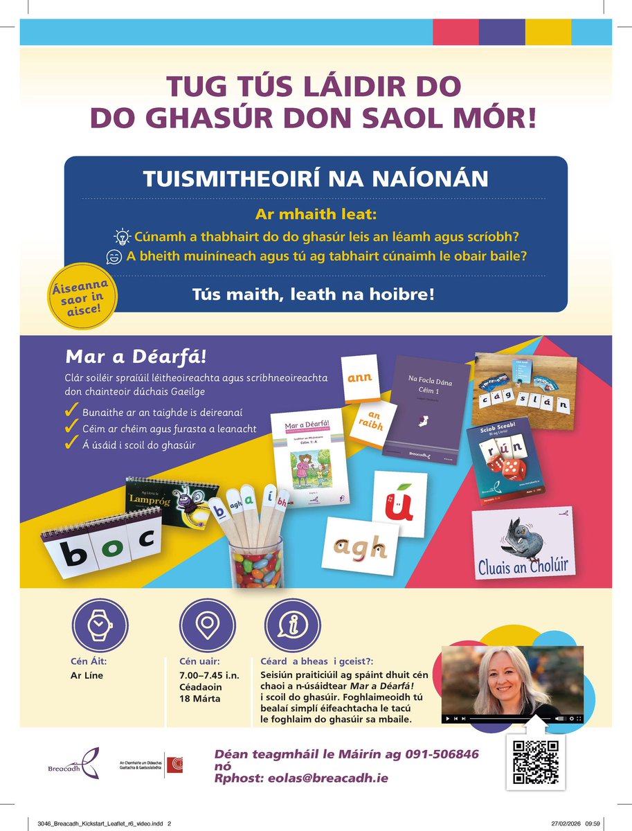 Mar a Déarfá! tweet media