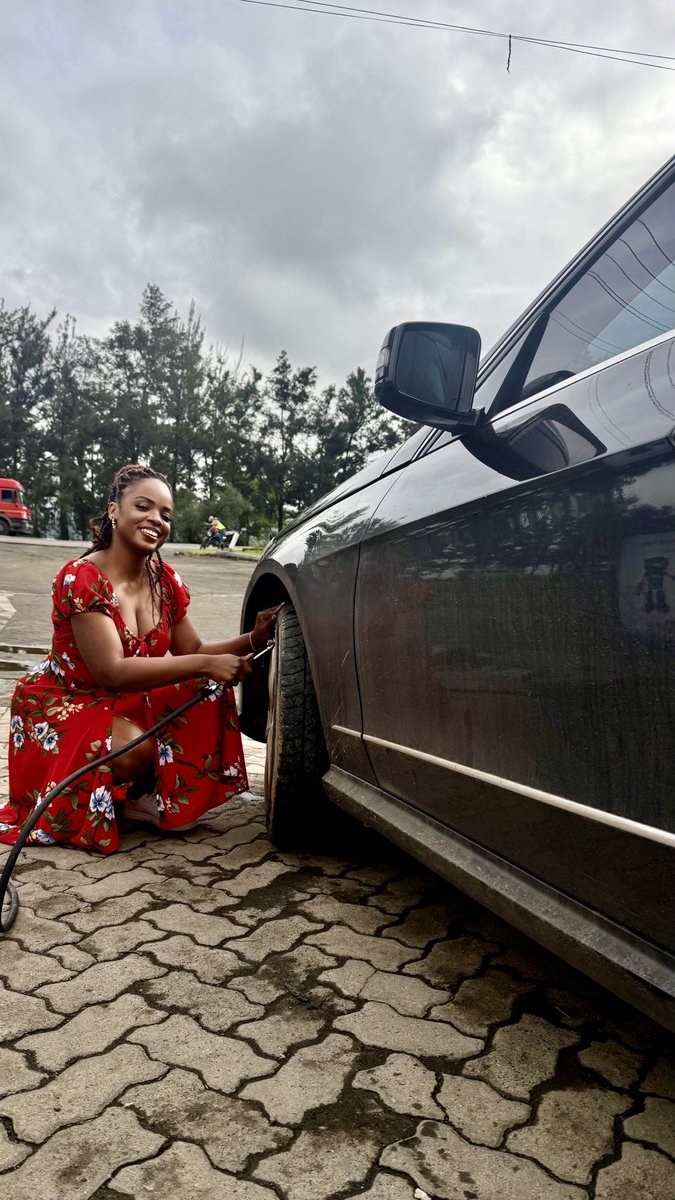 When was the last time you saw a woman at the petrol station pressure point?