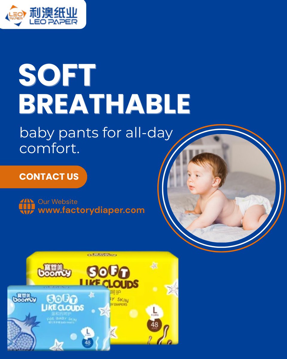 factorydiaper's tweet photo. Give Your Baby Comfort with Premium Pants!

Keep your little one happy all day. Our new baby pants are ultra-soft, breathable, and gentle on delicate skin. 

https://t.co/tbJlMyIwhC

#BabyComfort #SoftBabyPants #HappyBaby #BabyStyle #ParentingTips #BabyCare #NewArrival https://t.co/faqP6OrB4h