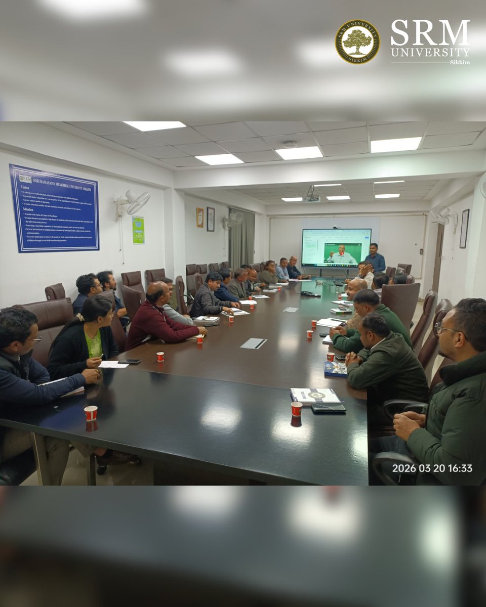 SRM University Sikkim tweet media