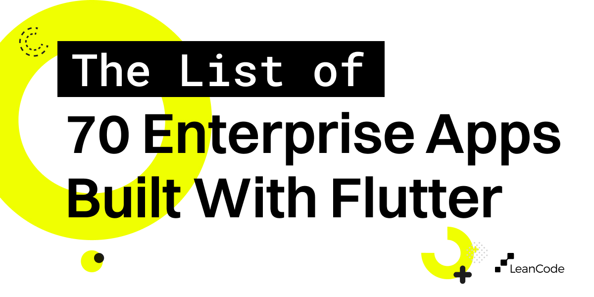 LeanCodePl's tweet image. 70 enterprise-scale apps built with #Flutter… and counting. 🚀 leancode.co/blog/list-of-e…

This time, we’ve added 20 enterprise-level apps! ✨It includes apps from companies like: @binance,  @PKOBP (PKO Junior App), @Etsy,  @solflare,  @easyJet, @tata_neu and more.

Each year, we