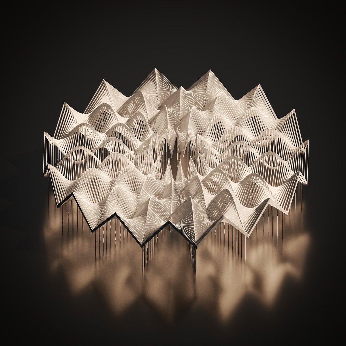 archbga's tweet photo. RADIAL_PAVILION

#Grasshopper3D #ParametricDesign #ComputationalDesign #GenerativeDesign #AlgorithmicDesign #Rhino3D #VisualProgramming https://t.co/yBDIdHSPJC