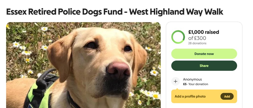 Essex Retired Police Dogs Fund tweet media