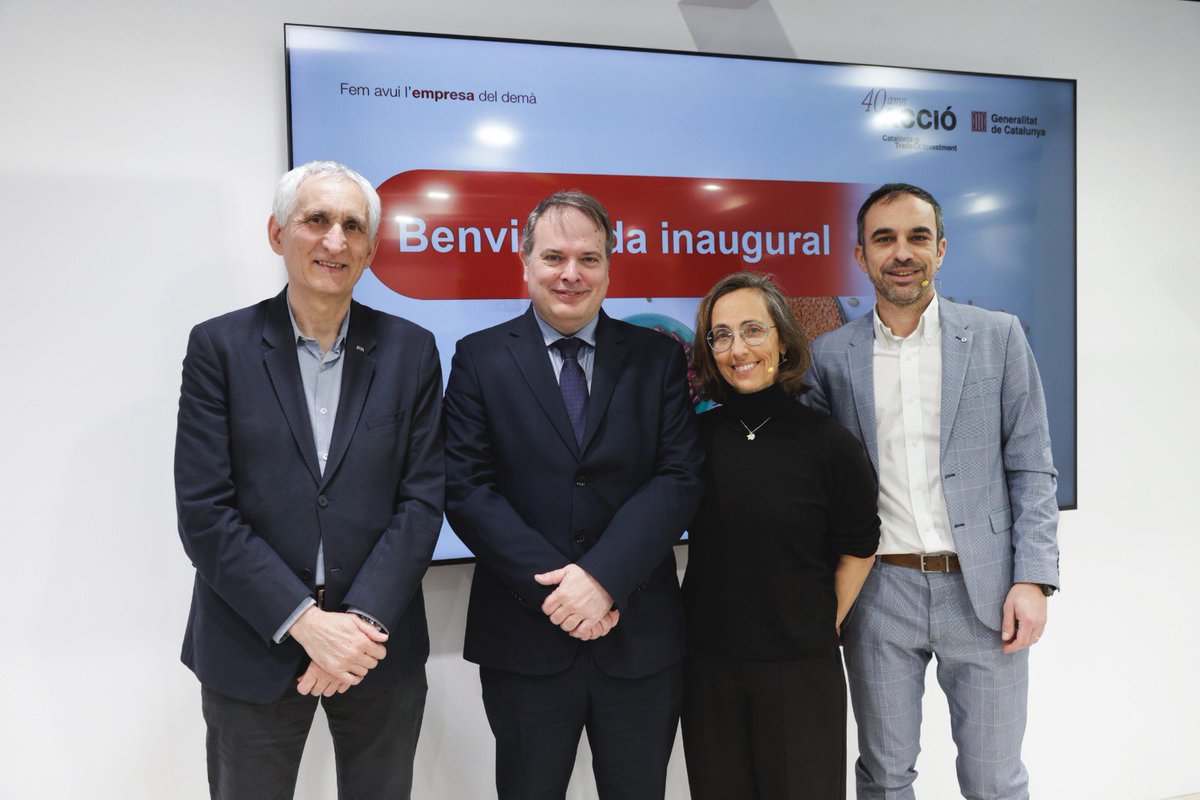 irtacat's tweet image. A #Alimentaria2026 tot just hem celebrat la benvinguda inaugural al Pavelló Catalonia amb Joan Romero, director executiu d’@accio_cat; i Josep Usall, director general de l’IRTA. 

Serà un espai per impulsar la #innovació i la projecció del sector agroalimentari.