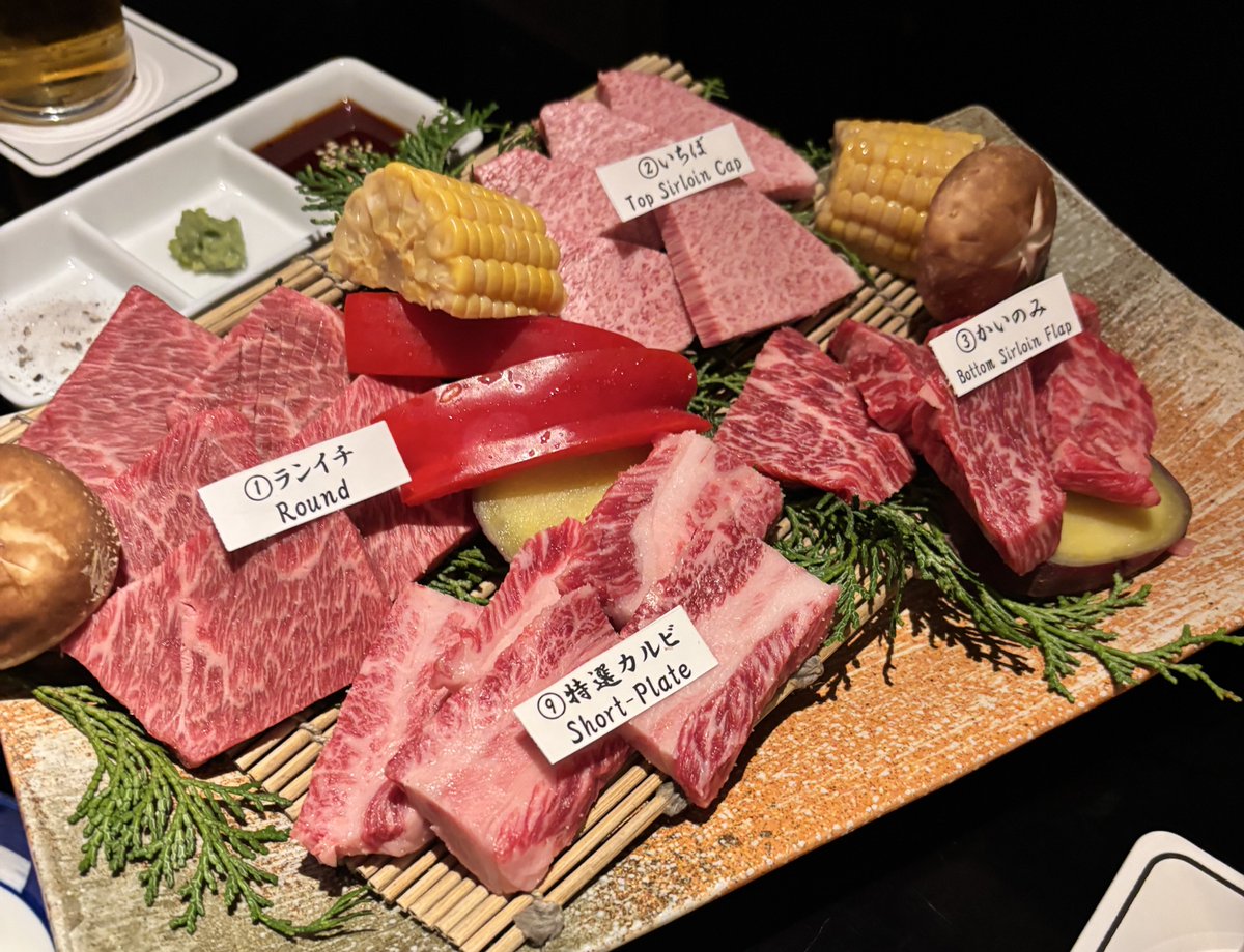 tango_meteor's tweet photo. 最近の飯
#Mの焼肉　#魚伝　#鳴滝バンガロー https://t.co/AC8699P8Oq