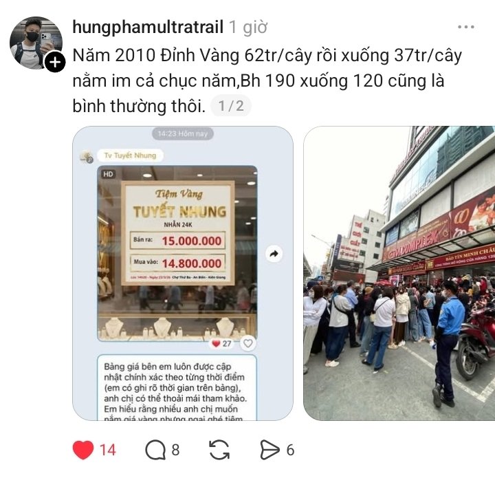 4100 đô là giá 1 ounce không phải giá 1 cây. 1 cây quy đổi là bnhiu oz còn không biết mà cũng bày đặt phân tích giá 🤧