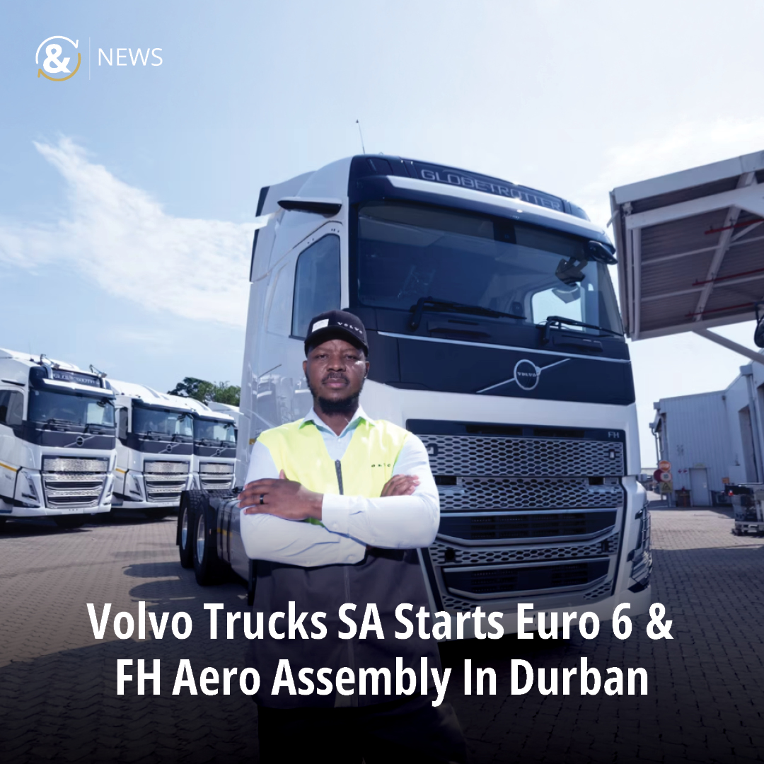 plantnequipment's tweet image. Volvo Trucks South Africa begins assembling Euro 6 and FH Aero trucks at its Durban factory, extending its local production capacity🚛
 
Read more: shorturl.at/BTWfY 
 
#PlantAndEquipment #VolvoTrucks #VolvoFHAero #TruckManufacturing #SouthAfricaIndustry #HeavyDutyTrucks