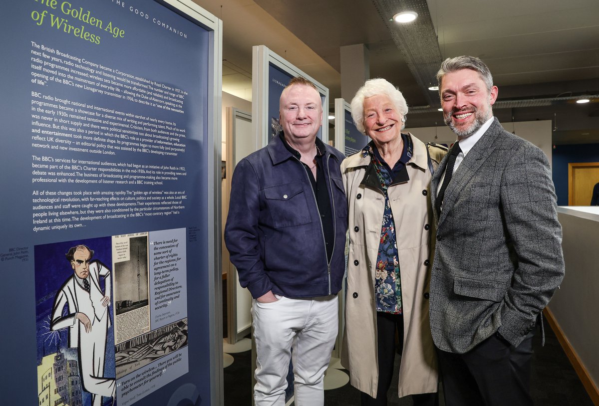 bbcnipress's tweet photo. Last week saw the launch of a BBC exhibition in Lisburn City Library, celebrating the opening of the Lisnagarvey transmitter 90 years ago on 20 March 1936 https://t.co/uivGA4S95W https://t.co/yRxd1xPSBT