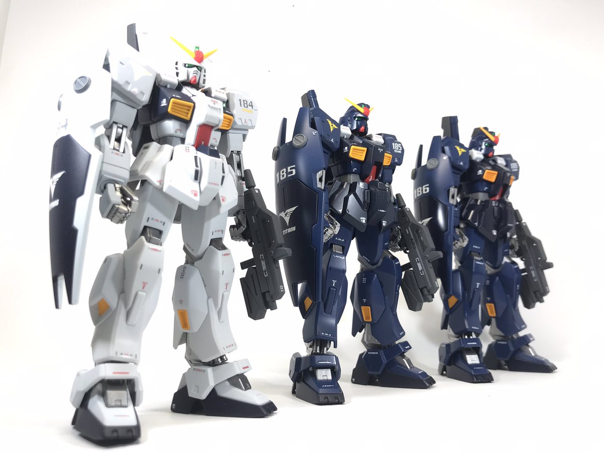 KOSSER8's tweet photo. 量産試作型ガンダムマークⅡを作成しました。ガンスタさんにUPしてるので、よかったら見てください。☺️  #ガンダムマークⅡ #GUNSTA  #ティターンズ https://t.co/UkGv5Qd1nt