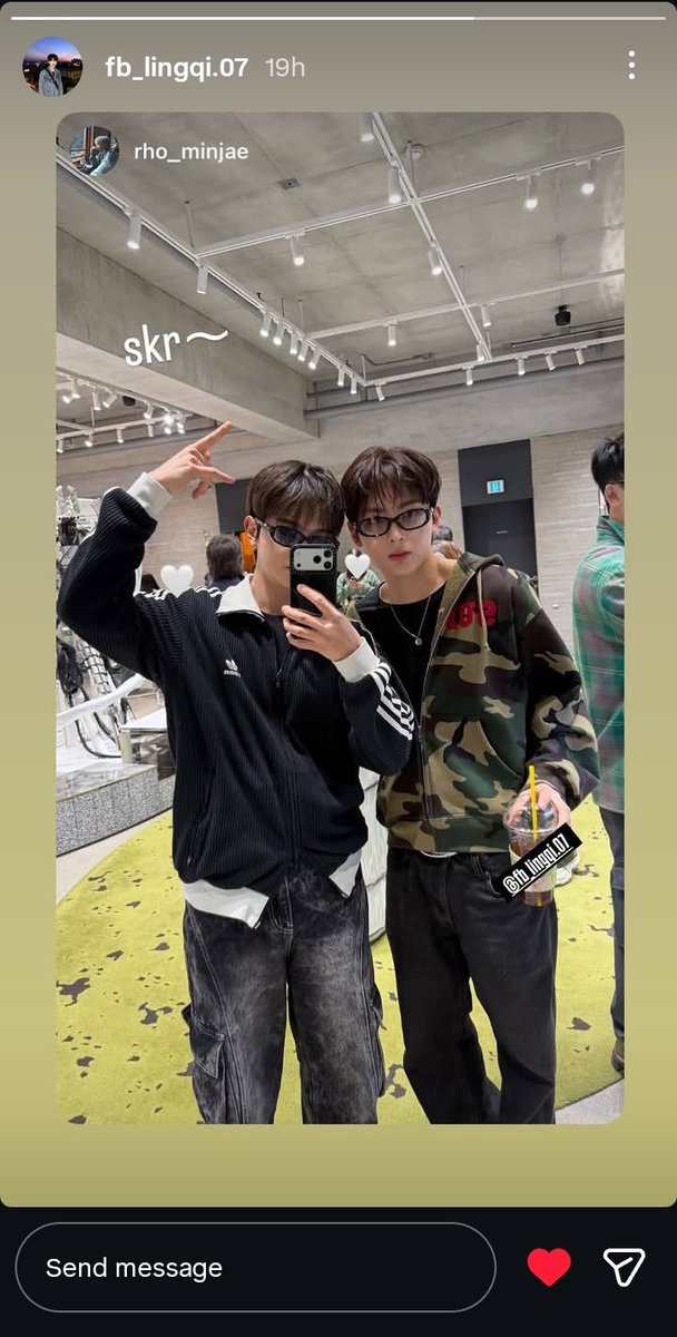 260323 |  #LINGQI insta story with Minjae!

<a href="/fantasyboys_mem/">FANTASY BOYS_Member</a>
─✨
#판타지보이즈 #FANTASYBOYS
#링치 #リンチー  #凌崎 #LINGQI