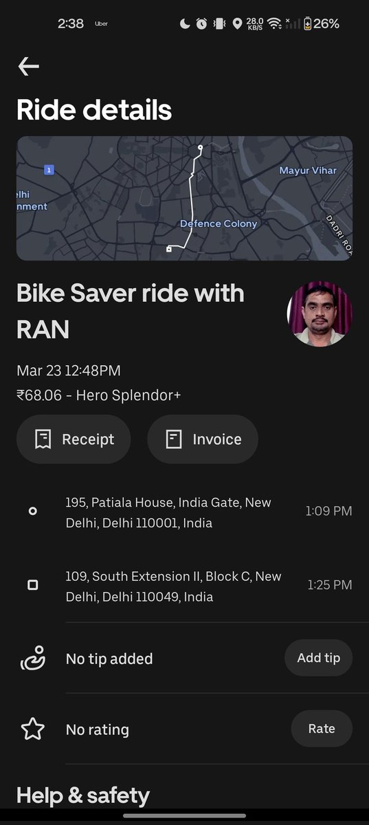 __aftabkhan's tweet photo. Hey @Uber_Support,I’m beyond frustrated. 🛑One of your drivers took payment twice for a single ride. I’ve tried calling him to get my refund, but he’s straight-up ignoring me now.
This is a total scam.If this isn't fixed immediately, I am done using Uber.
#RefundRequired #Uber https://t.co/P1utK5uf43