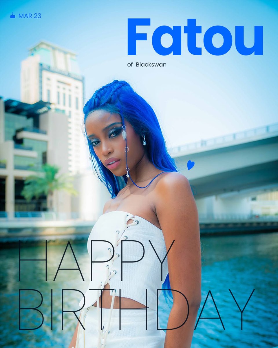 LUMINASherlock's tweet photo. [Instagram: BLACKSWAN]
"Fatou, HAPPY BIRTHDAY💜

#drmusic #blackswan #블랙스완 #blackswanfatou #블랙스완파투" https://t.co/1N6TuNxweb