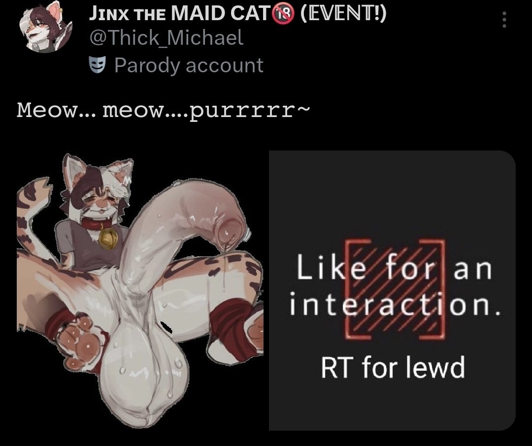 Jɪɴx ᴛʜᴇ MAID CAT🔞 (𝔼𝕍𝔼ℕ𝕋!) tweet media