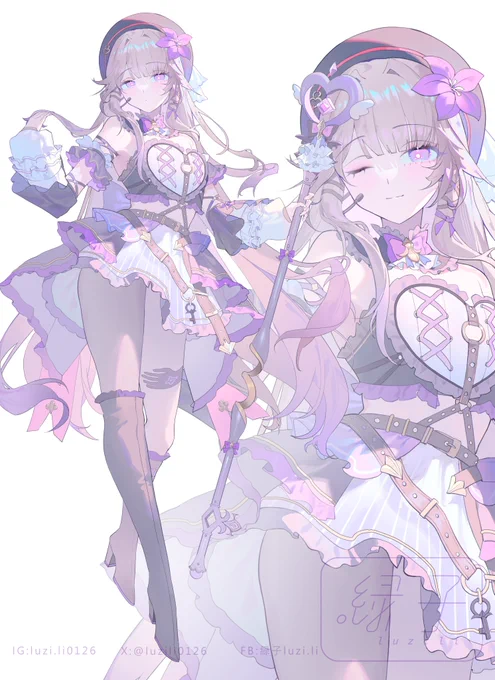 #HonkaiStarRail #崩壊スタ一レイル 之前畫的偶像風衣裝立繪