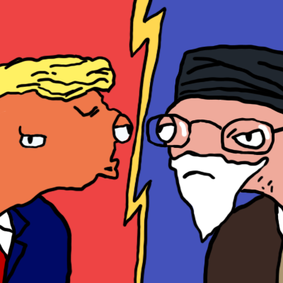 warv3finale's tweet photo. USA and Israel going up against Iran ⚡️

but in a Worms-style game

Trump and Netanyahu vs Iranian leaders instead of worms

https://t.co/o6tTiPXDvp

who’s dominating this battlefield? https://t.co/OJG2B2Kkmf
