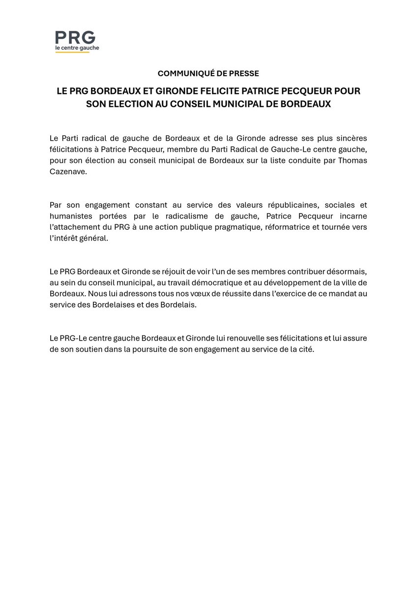 Parti Radical de Gauche Gironde tweet media