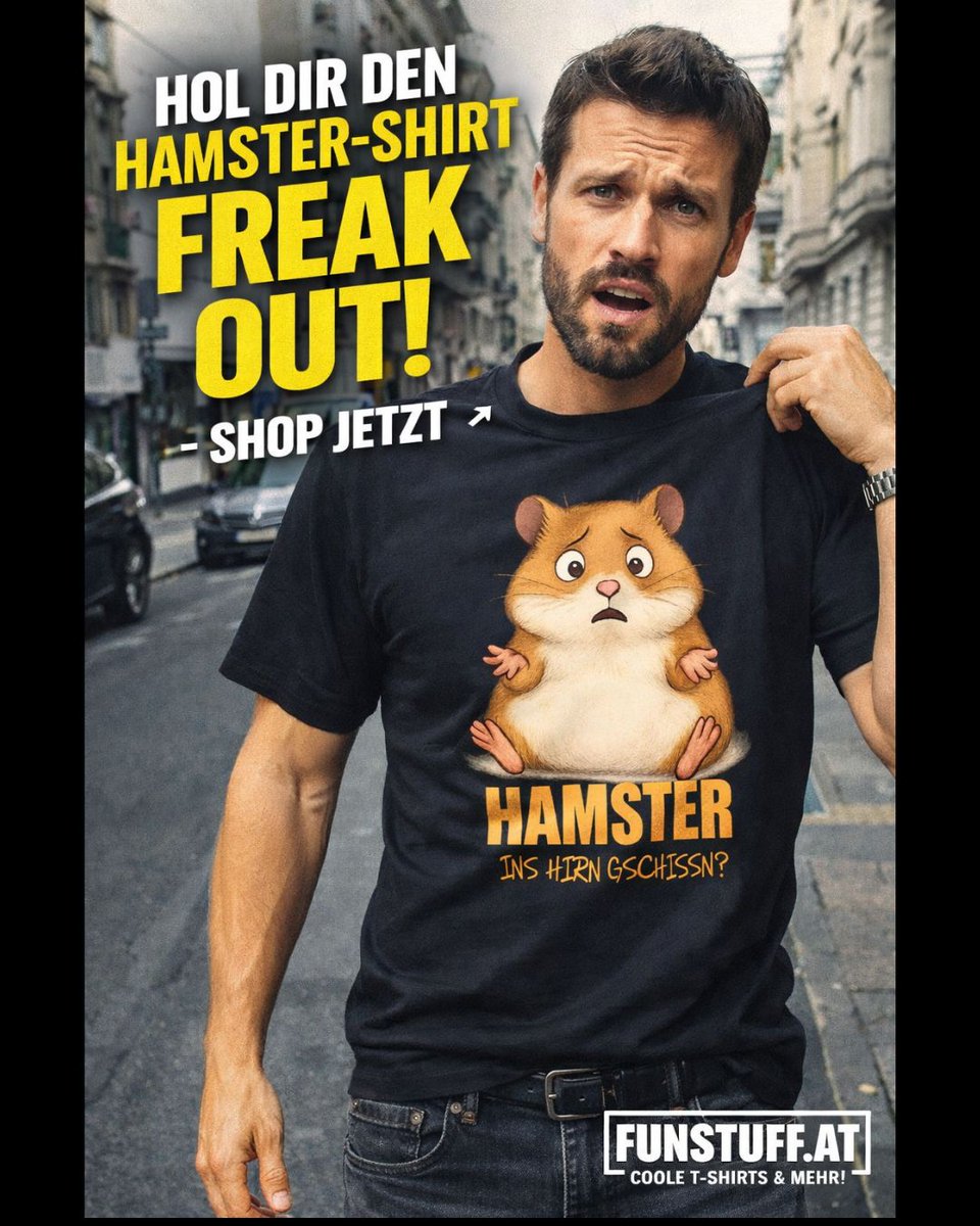 funstuffhq's tweet photo. Hamster… ins Hirn gschissn? 😅

Wenn du dir bei manchen Leuten echt nicht mehr sicher bist…
lass einfach dein Shirt sprechen.
👉 Jetzt holen:
 https://t.co/ZZsOigpxLA

⚠️ Kann spontane Diskussionen auslösen. Oder beenden. https://t.co/mmOrl02P99