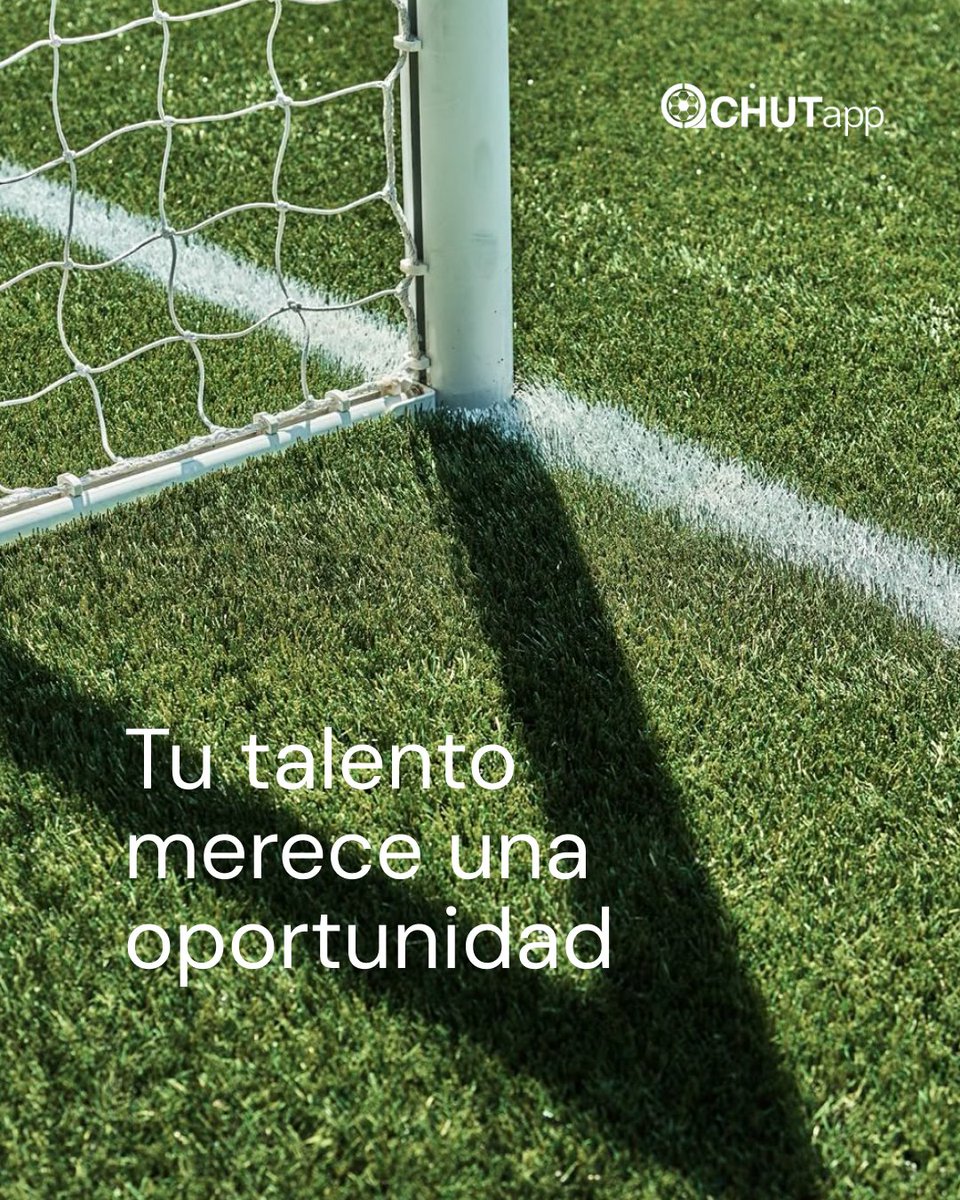 chutapp_es's tweet photo. Tu talento merece una oportunidad ⚽

En CHUTAPP empieza el partido de verdad 🚀

Sube tus jugadas 📲, demuestra lo que vales ⭐ y haz que te vean.

Porque el fútbol también se juega fuera del campo.

Disponible en iOS y Android 📱

#chutapp #futbol #futbolbase #talentofutbol https://t.co/ug4eyQe4es