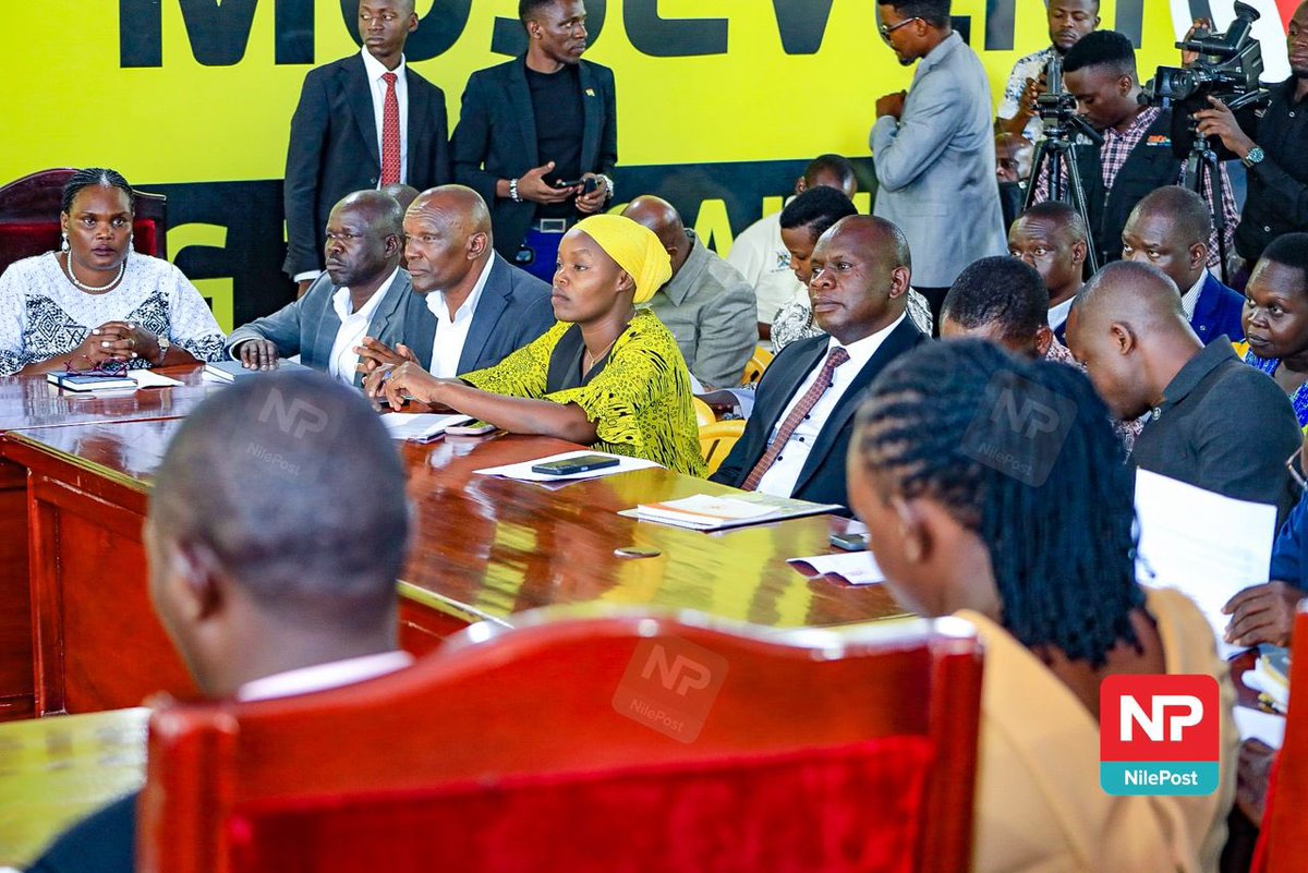 Fireliglntfi's tweet photo. PHOTOS: A section of Independent Members of Parliament-elect meet with National Resistance Movement (@NRMOnline) party officials at the party secretariat. 

📸: @francis_isano 

#NBSUpdates https://t.co/uOv0R13645