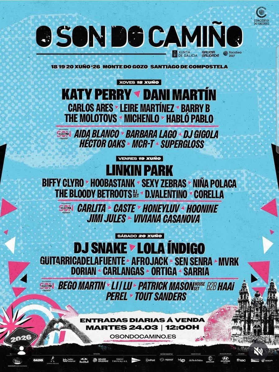 Luci_sgar's tweet photo. Vendo entradas a precio de compra para el O SON DO CAMIÑO. Tengo hasta 5. Se agradece RT e interesados MD. Gracias!!! #OSDC #OSondocamiño #festival #Galicia #entradas https://t.co/nSWwDY304a